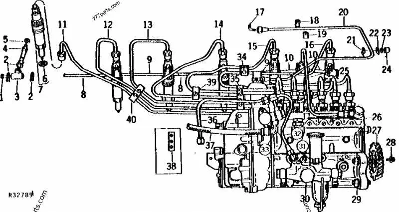 john deere fuel system diagram