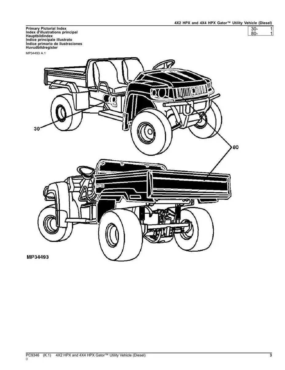 john deere gator 4x2 parts diagram pdf