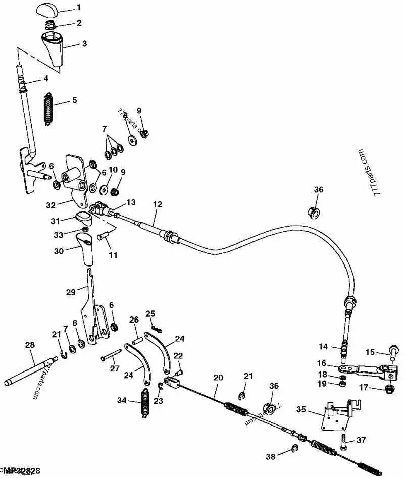 john deere gator 4x2 transmission parts diagram