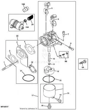 john deere gator 6x4 carburetor diagram