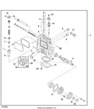 john deere gator 6x4 diesel fuel pump diagram