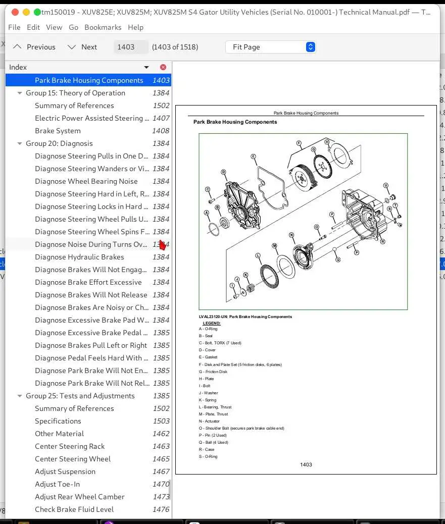 john deere gator fender diagram