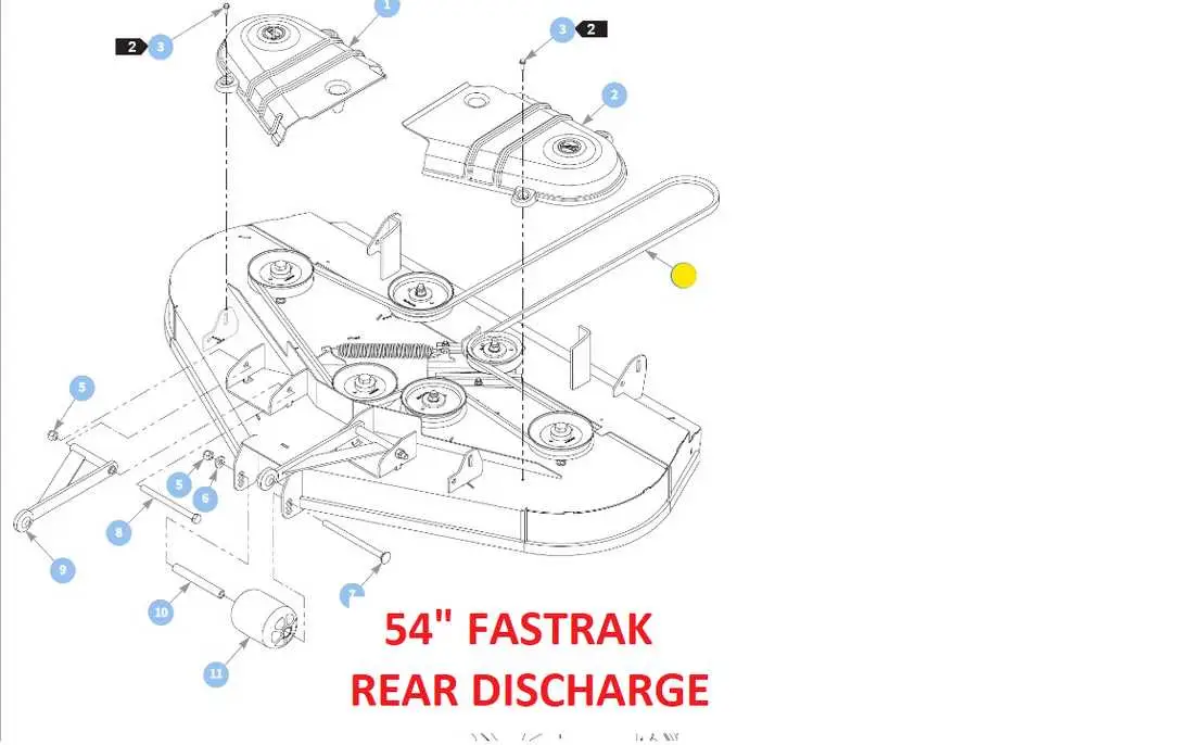 john deere gt235 deck parts diagram