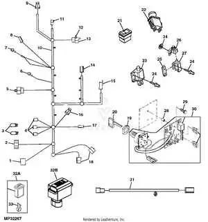 john deere gt245 steering parts diagram