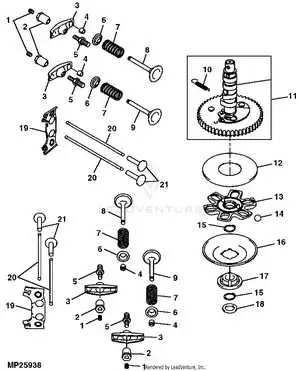 john deere gt275 48 inch deck parts diagram