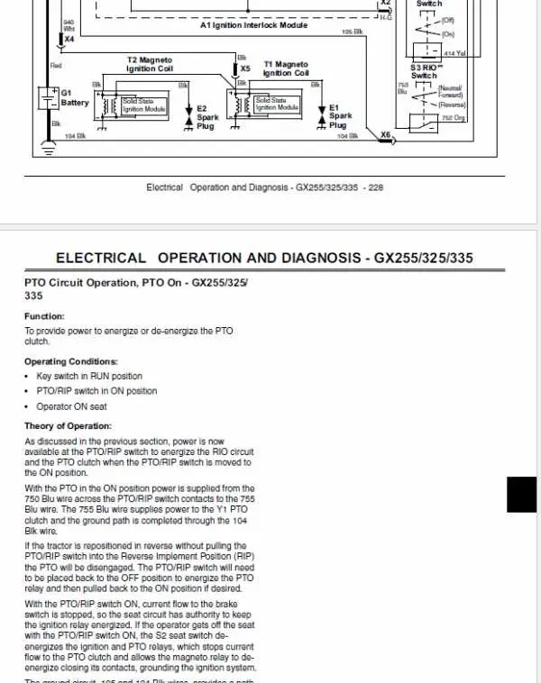 john deere gx325 belt diagram