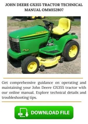 john deere gx355 parts diagram