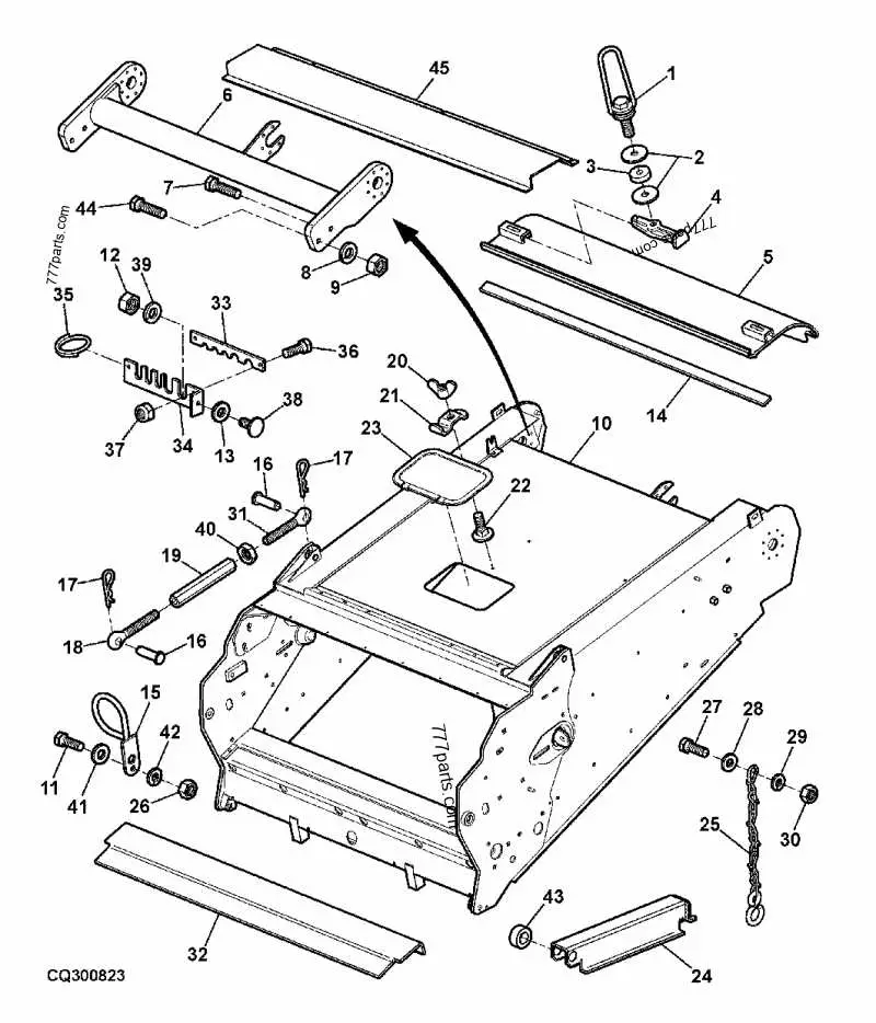 john deere h717a parts diagram
