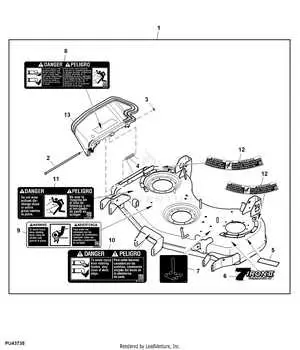john deere ho48g 385714 m mower deck diagram