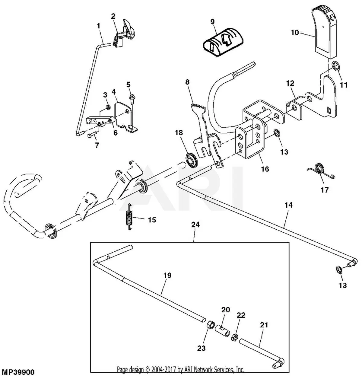 john deere l 120 parts diagram