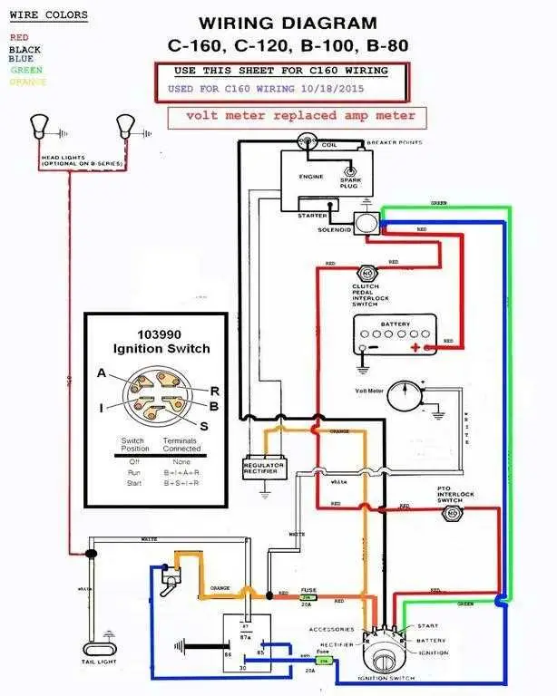 john deere l110 ignition switch diagram
