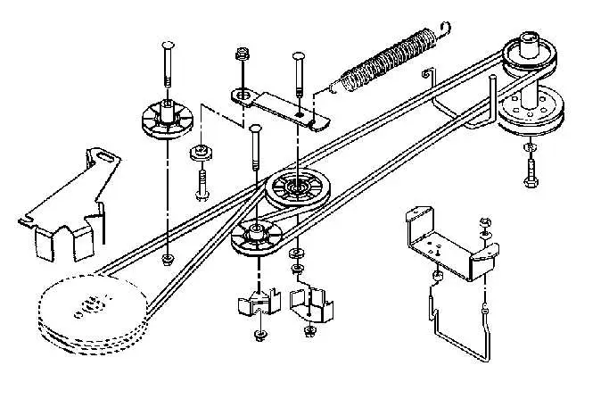 john deere l111 mower deck parts diagram