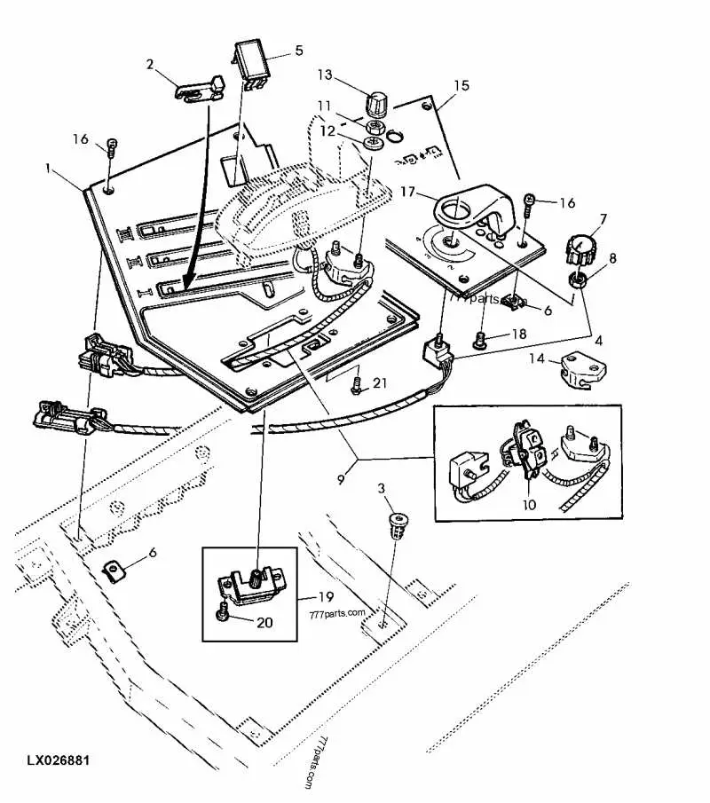 john deere l114 series parts diagram
