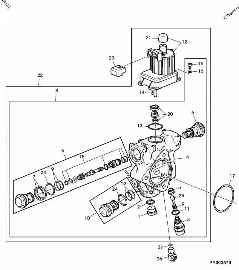 john deere l114 series parts diagram