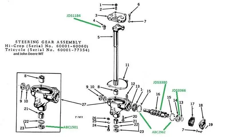 john deere l118 steering diagram