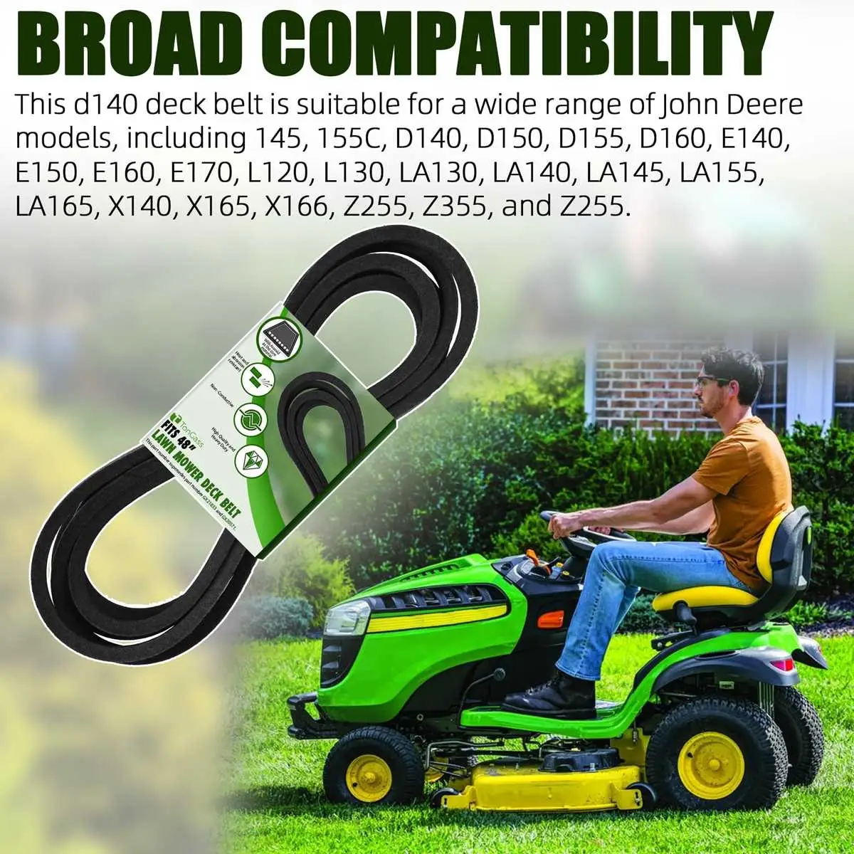 john deere l130 48 inch deck belt diagram