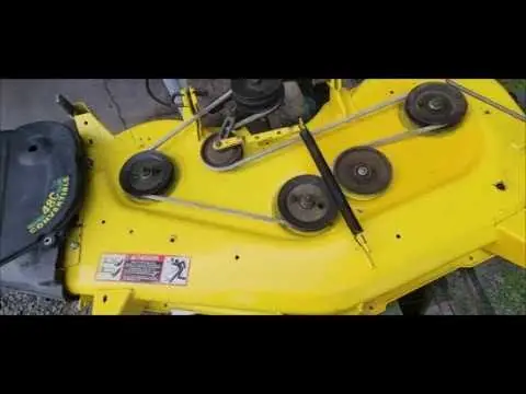 john deere l130 mower deck belt diagram