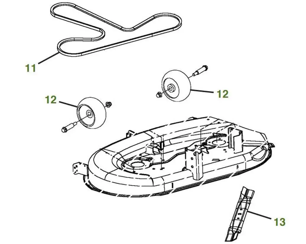 john deere l130a belt diagram