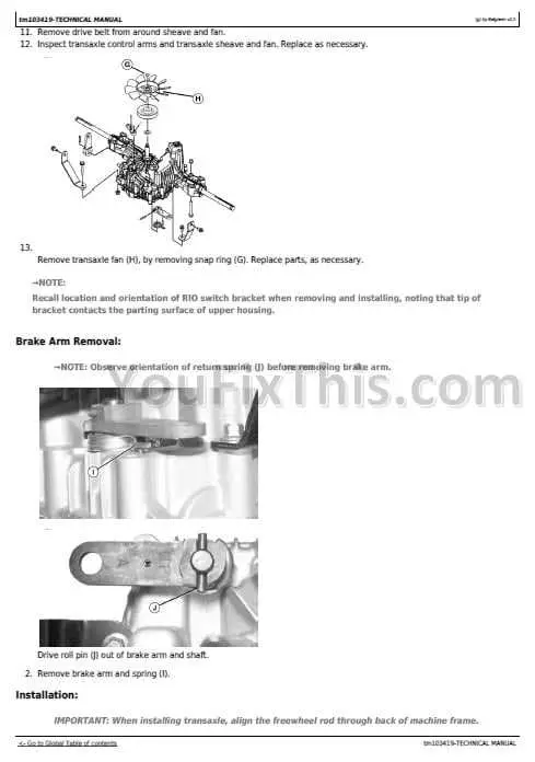 john deere la105 transmission parts diagram