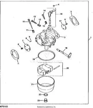 john deere la110 carburetor diagram