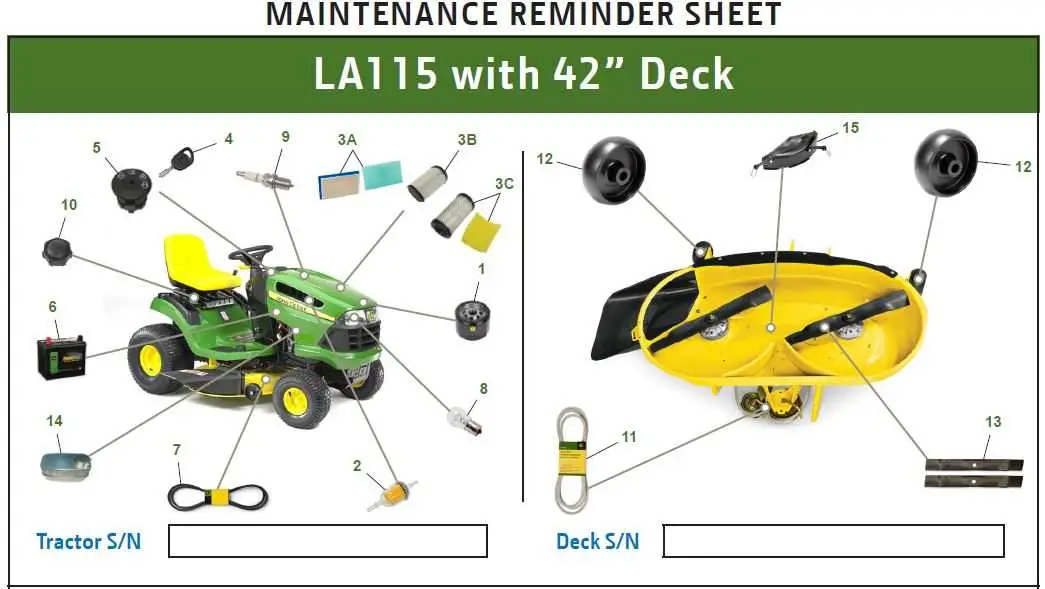 john deere la115 fuel pump diagram