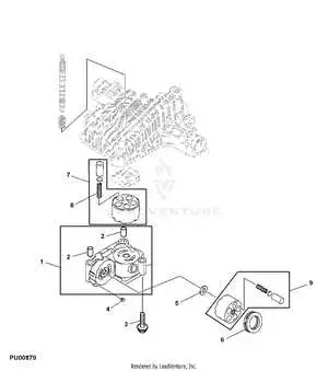 john deere la175 54 belt diagram