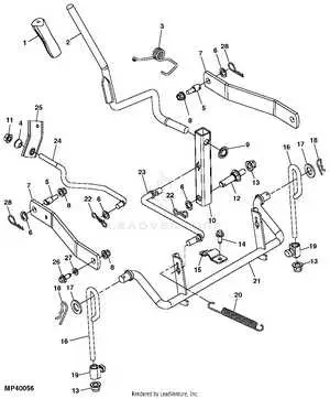john deere la175 deck belt diagram