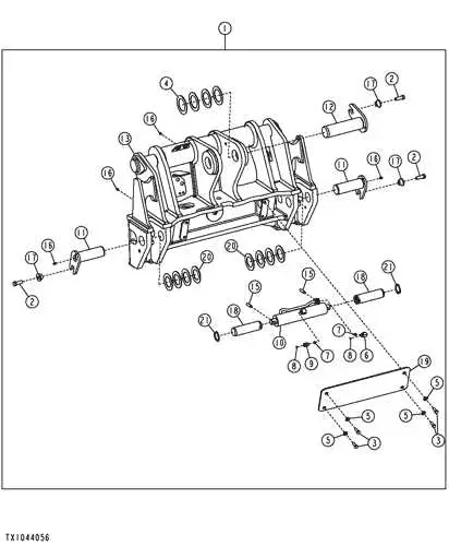 john deere loader parts diagrams