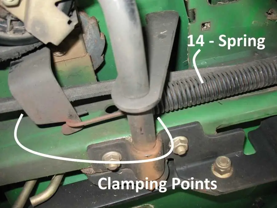 john deere lt155 blade belt diagram