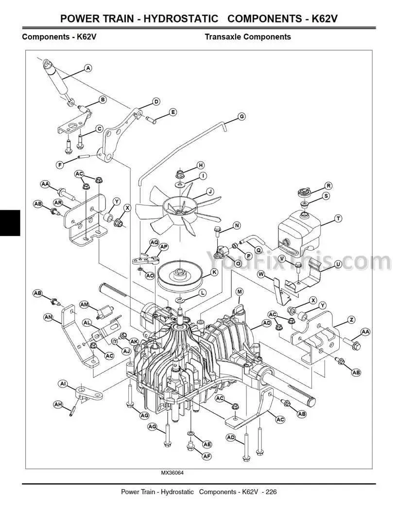 john deere lt155 manual steering parts diagram