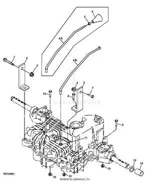 john deere lt166 traction drive belt diagram
