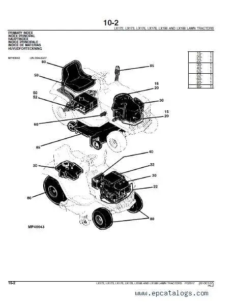 john deere lx186 drive belt diagram