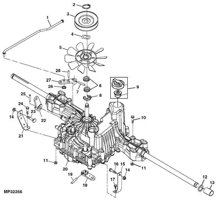 john deere lx188 diagram
