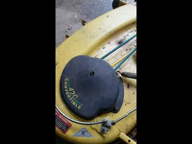 john deere lx277 42c mower deck belt diagram