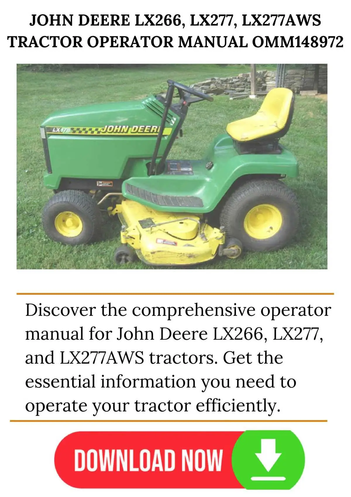 john deere lx277 electrical diagram