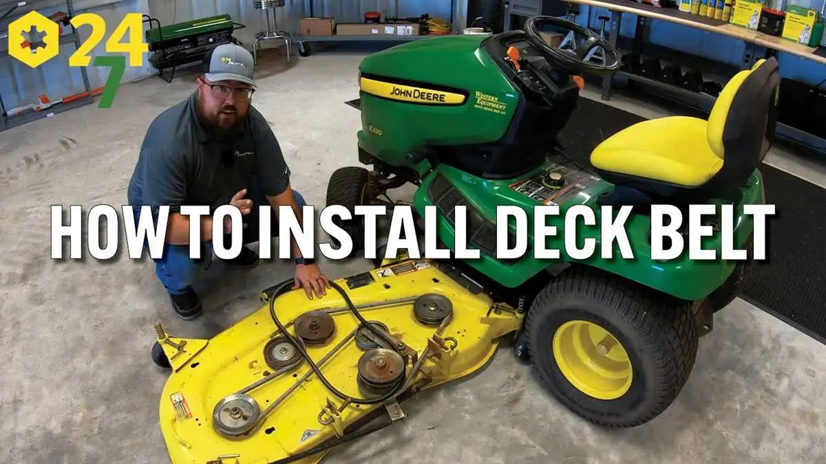 john deere lx280 deck belt diagram