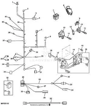 john deere lx288 mower wiring diagram
