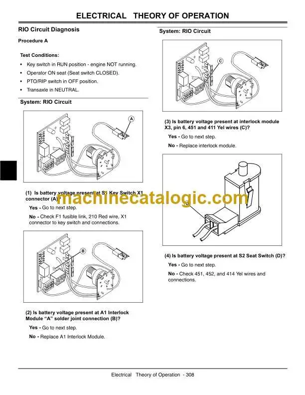 john deere lx288 wiring diagram