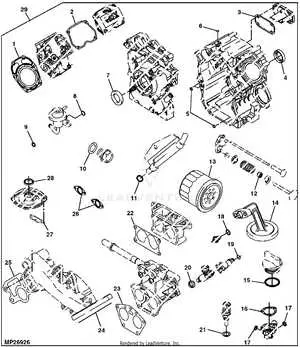 john deere m93504 parts diagram