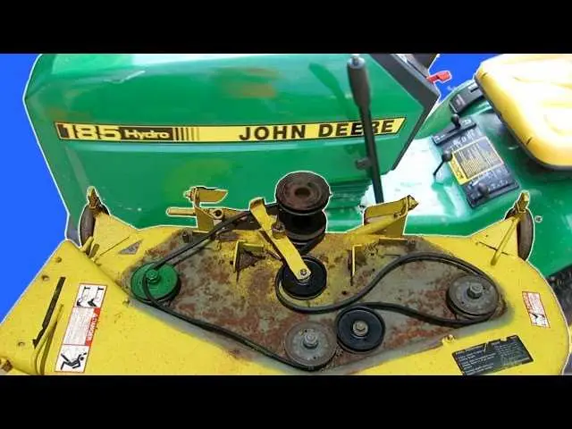 john deere model 180 lawn tractor belt diagram
