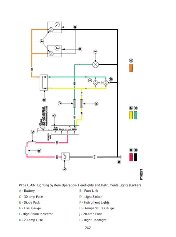 john deere model 60 wiring diagram