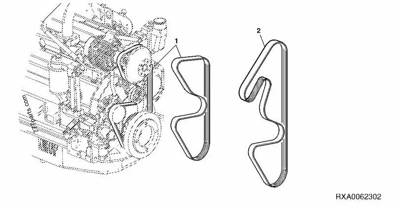 john deere model b fan parts diagram