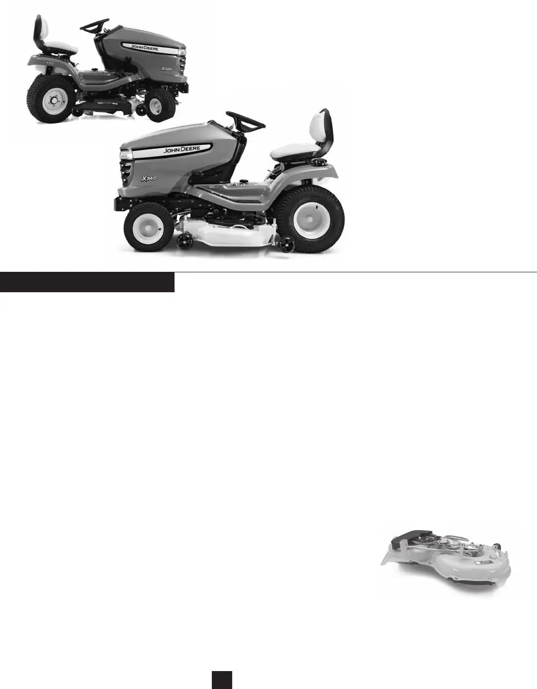 john deere mower deck x324 diagram
