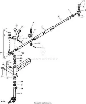 john deere mower tie rod diagram john deere mower tie rod diagram