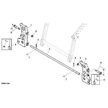 john deere parking stand diagram d120