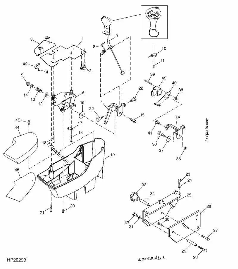 john deere power flow bagger parts diagram