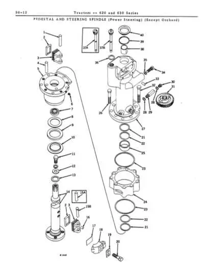 john deere power steering diagram