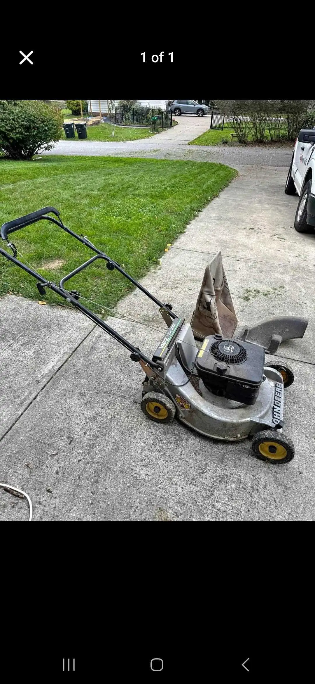 john deere push mower diagram