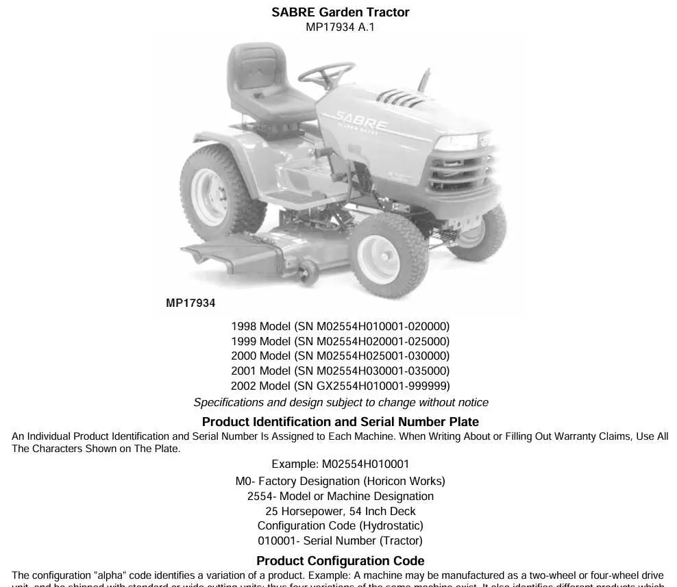 john deere sabre 2554hv parts diagram