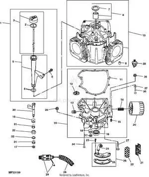 john deere sabre engine diagram